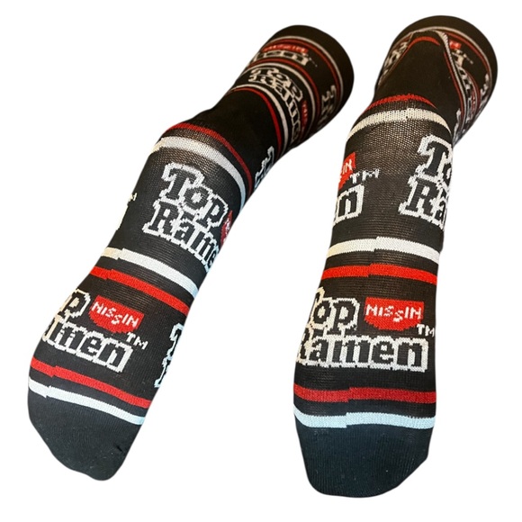 Top Ramen Noodles Soup Novelty Socks NWT - Picture 7 of 9